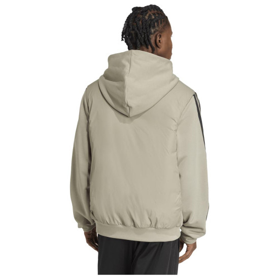 Adidas Ανδρικό μπουφάν Essentials Climawarm 3-Stripes Insulated Hooded Hybrid Jacket